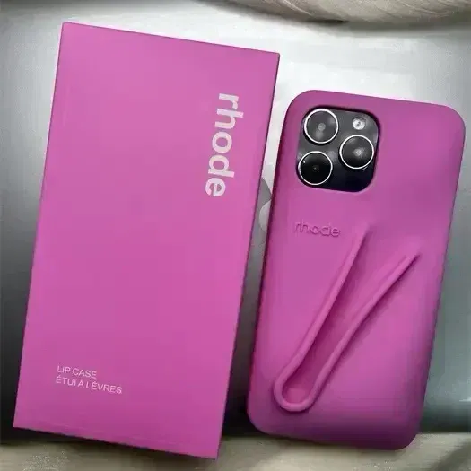 Color: black, Material: CANVAS - Quality Fashion Box for Rhode Phone Case Gift Packaging Lipstick Box for Girl for IPhone 16 15 14 13 12 11 Pro Max XR XsMax Case