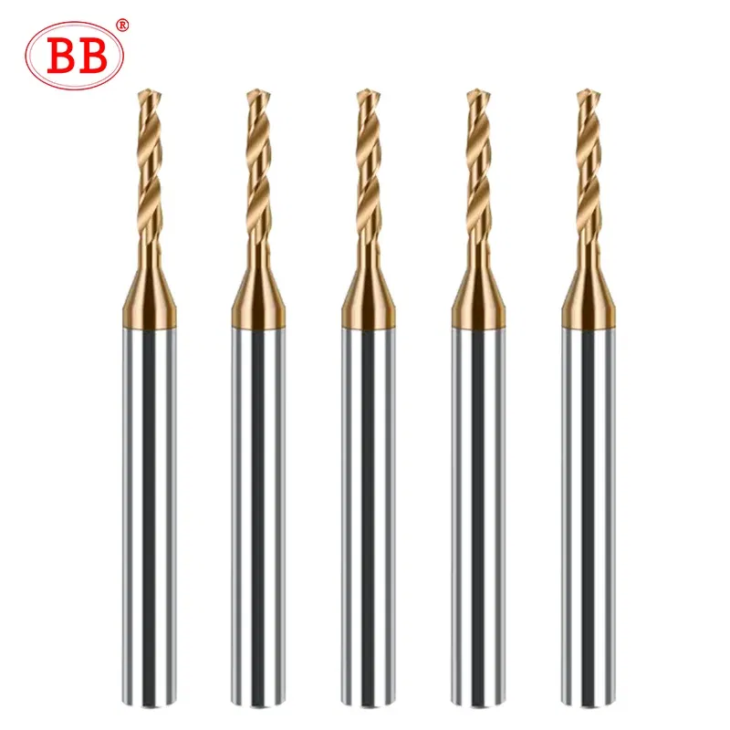 Hole Diameter: 18.5mm - BB 2.03-3.75mm Micro Drill Mini Coated Solid Carbide Bit Metal Iron Steel Hole Drilling 3xD Cutting Length D=4mm CNC Tool 1pcs