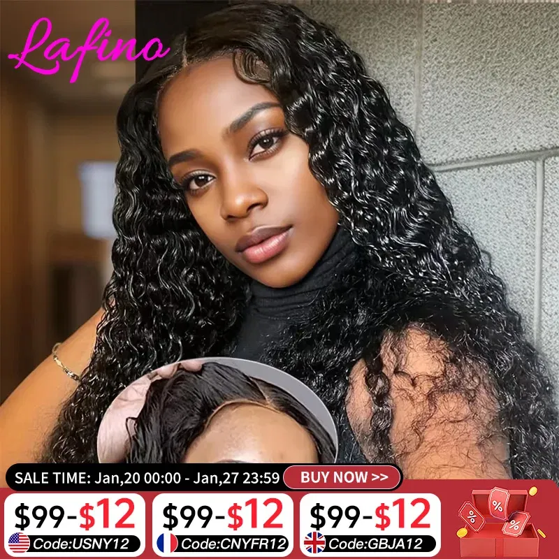 Hair Color: #6, Density: 170%, Ships From: CHINA, Stretched Length: 22INCHES - Glueless Wig Human Hair Ready To Wear Curly Wigs Human Hair Lace Frontal Wig Glueless Wig 100% Human Hair 5x5 Closure Wig