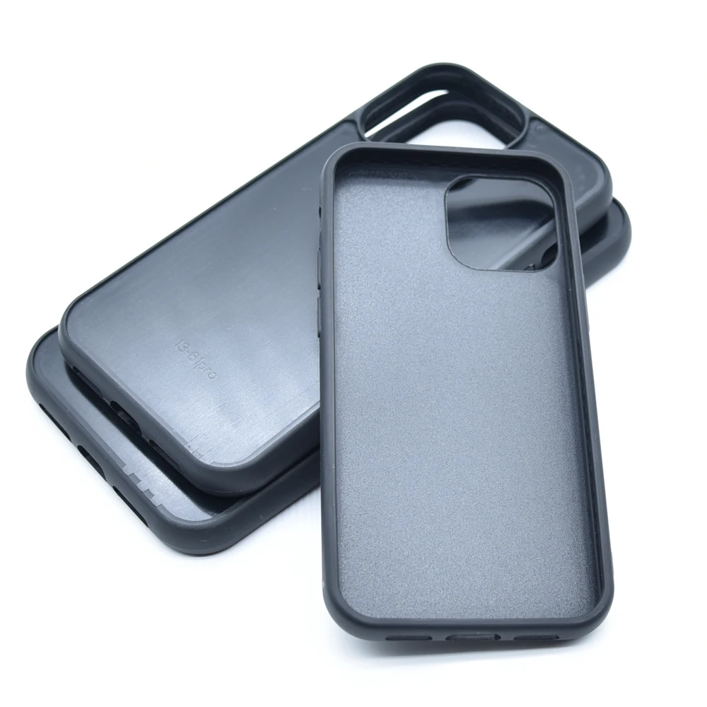 Material: CANVAS - Blank Phone Case For iPhone 13 mini Pro Max 14 Plus Pro Max Rubber Case Blanks for Resin Vinyl DIY Wood Leather Inlays
