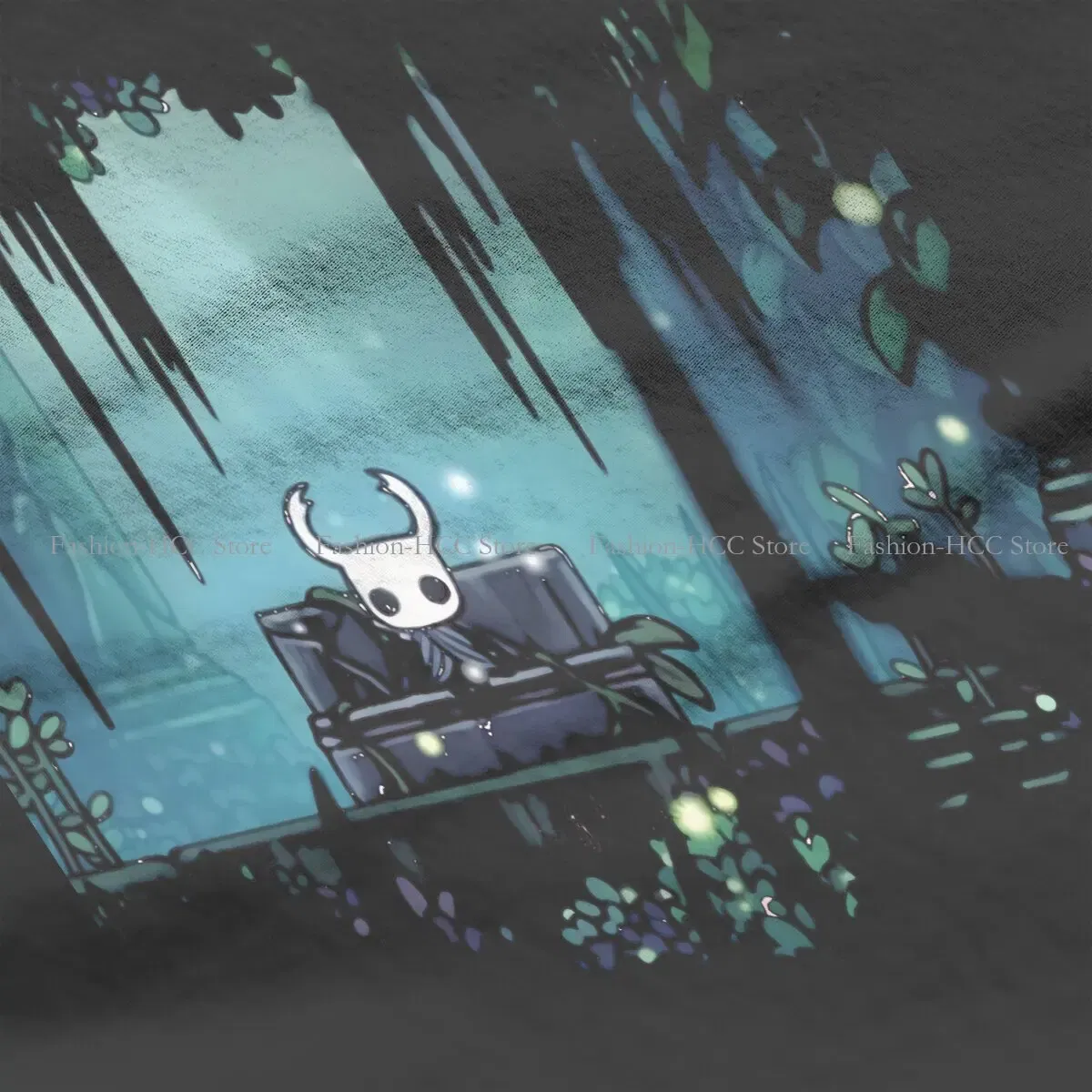 Color: WHITE, Size: XXXL - Green Graphic Polyester TShirt Hollow Knight Creative Tops Casual T Shirt Female