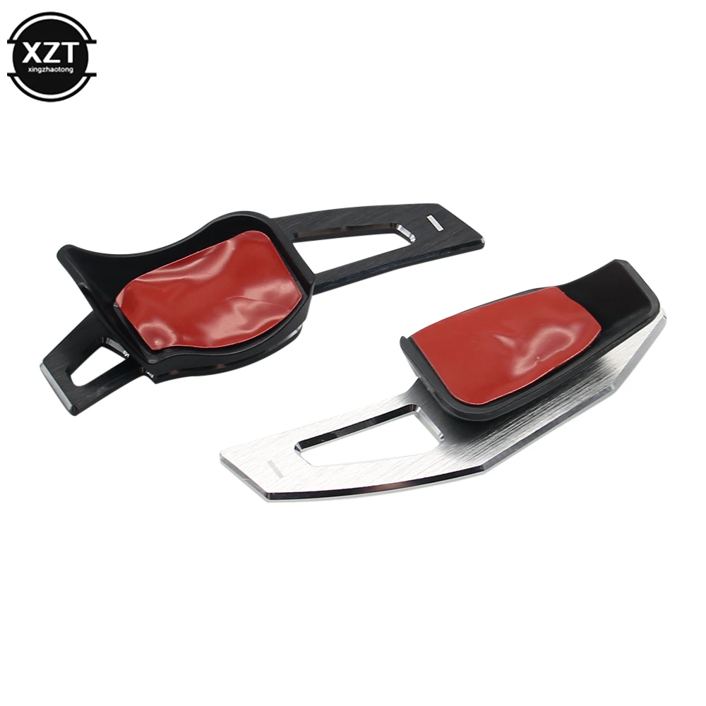 Color: Black - For Volkswagen VW Tiguan Golf MK6 GTI Jetta MK5 Passat B6 CC Scirocco R36 R20 Steering Wheel Aluminum Shift Paddles Car Styling