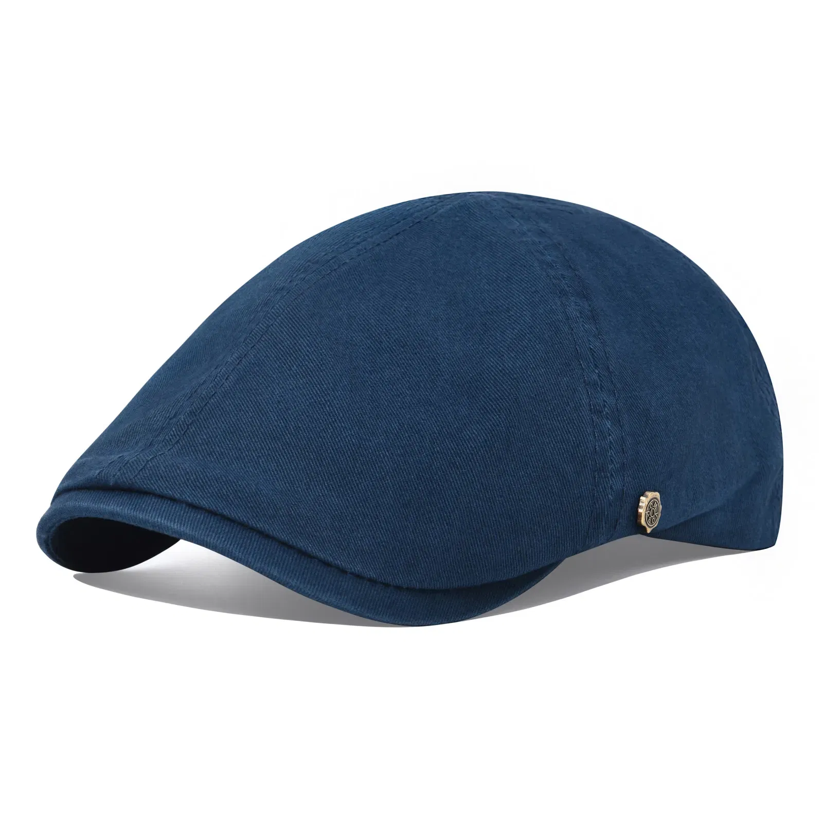 Color: Silver, Hat Size: One Size - VOBOOM 100% Man's Beret Cotton Gatsby Hat Ivy Cap Irish Hunting Newsboy Cap Flat Cap Cabbie Hats Driving Golf Caps
