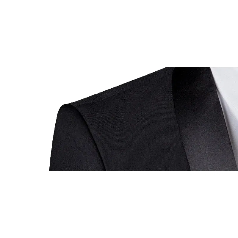 Color: Red, Size: XXL - Shenrun Men Tuxedo Slim Fit Fashion Suit Wedding Shawl Lapel 3 Pieces Skinny Single Breasted Jacket Party Prom Singer Costume