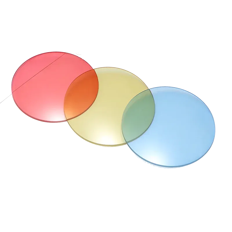 Lenses Color: Blue, Lens Index: 1.67 - Aspherical Non-polarized Sunglasses Lens 1.56/1.61/1.67 Anti-blue Light CR39 Resin HD Driving Prescription Lens Man Woman 1 Pair