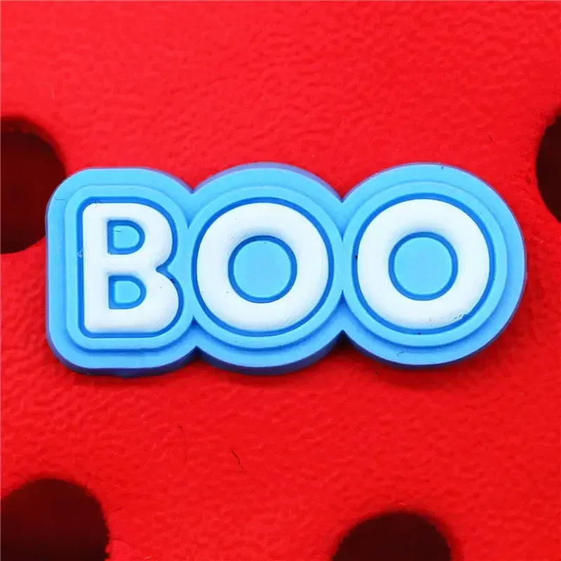 Color: black - 1pcs Shoe Charms Pride Swear Middle Finger Gesture Boo Shoe Accessories Decoration fit Party Kids Gifts