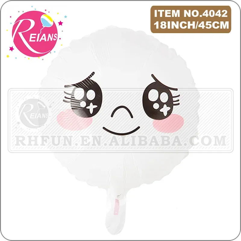 Color: light green - Cartoon Animal round shape Cute Bear Friend Balloon Rabbit For Children Birthday Party Baby Shower Supplies ballon baloon globos