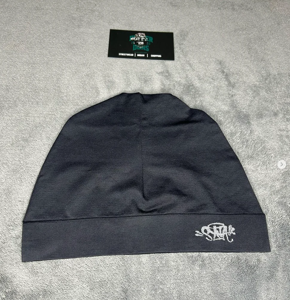 Color: black - Syna Running Cap Syna World Skull Hat2023 New Knitting Syna Beanie Hat MenWomen Paragraph Quality Cap Y2kWarm Beanies