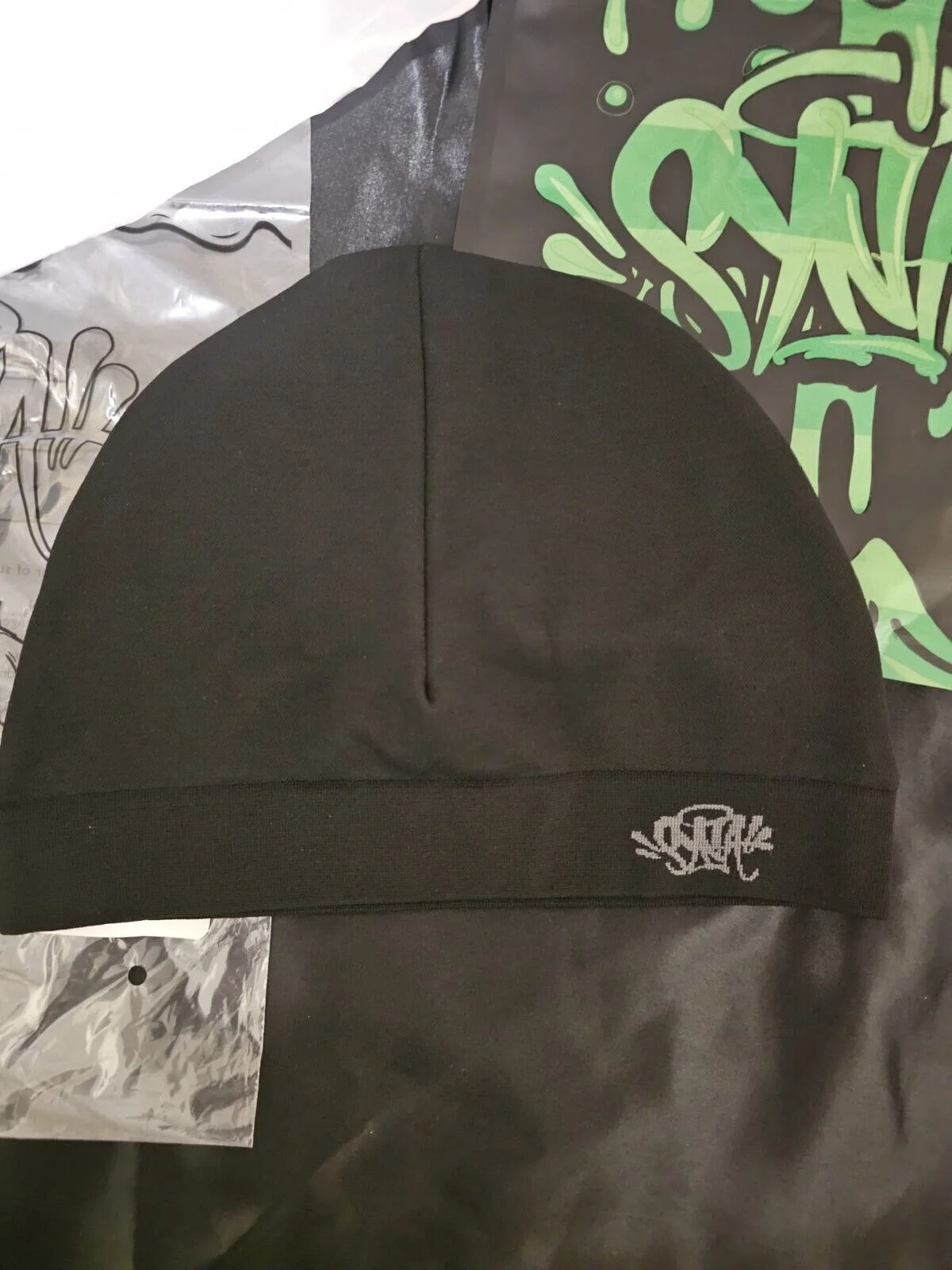 Color: black - Syna Running Cap Syna World Skull Hat2023 New Knitting Syna Beanie Hat MenWomen Paragraph Quality Cap Y2kWarm Beanies