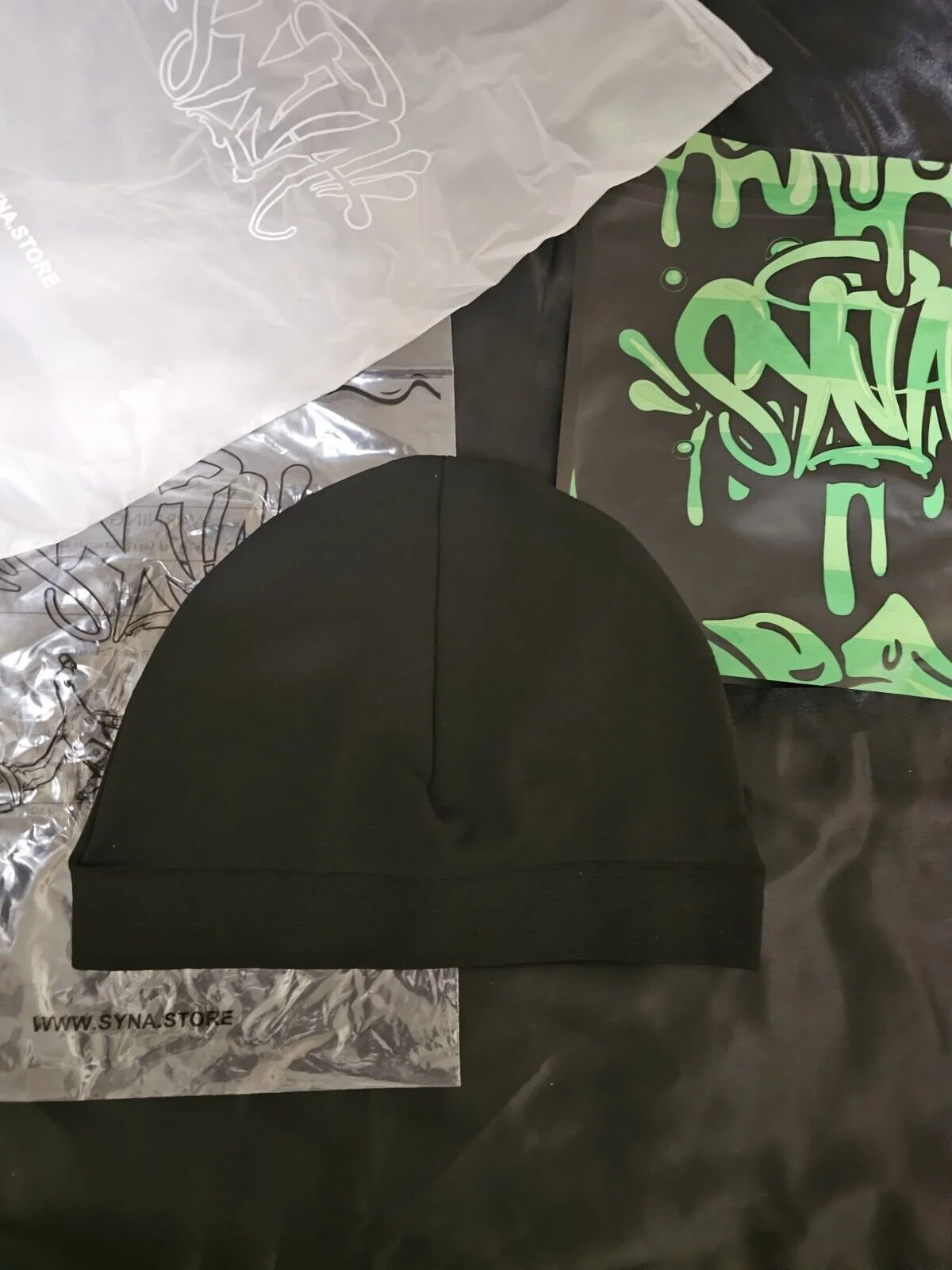 Color: black - Syna Running Cap Syna World Skull Hat2023 New Knitting Syna Beanie Hat MenWomen Paragraph Quality Cap Y2kWarm Beanies