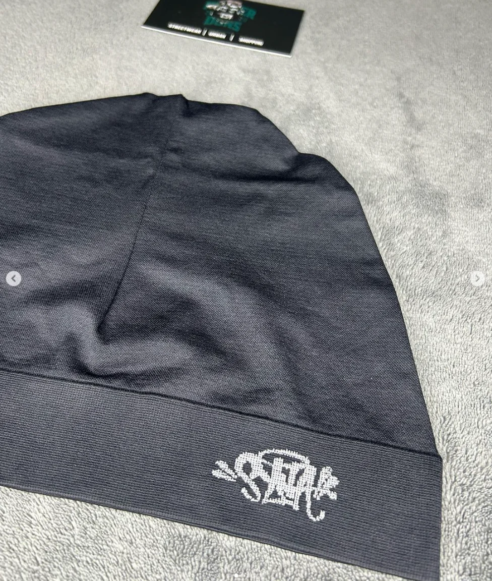 Color: black - Syna Running Cap Syna World Skull Hat2023 New Knitting Syna Beanie Hat MenWomen Paragraph Quality Cap Y2kWarm Beanies