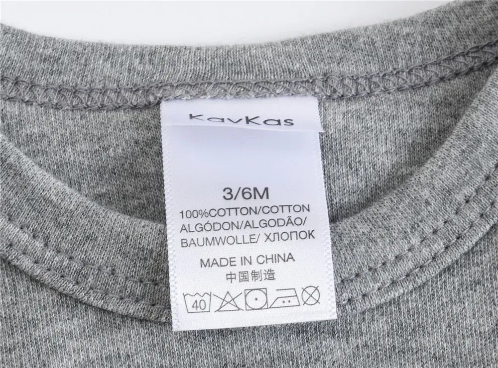 Kid Size: 9M, Color: SKY BLUE - Kavkas Baby Boys Girls Bodysuit 3 PCS Long Sleeve 100% Cotton Baby Clothes 0-12 Months Newborn Body Bebe Jumpsuit Clothing