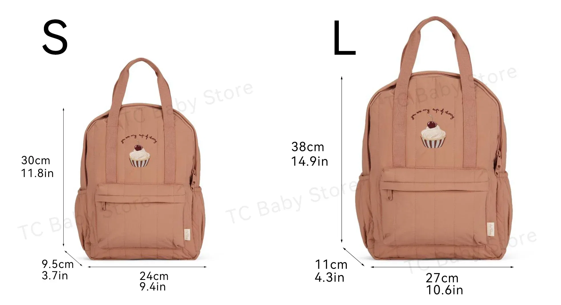 Color: Yellow - KS Baby Backpack 2024 New Kids Schoolbag Kindergarten Bags Brand Traveling Mom Cherry Lemon Children's Boys Girls Storage