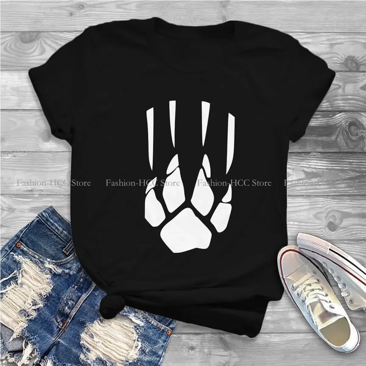 Color: black, Size: S - Bloodhound Casual Polyester TShirt Apex Legends Game Printing Streetwear Casual T Shirt Women
