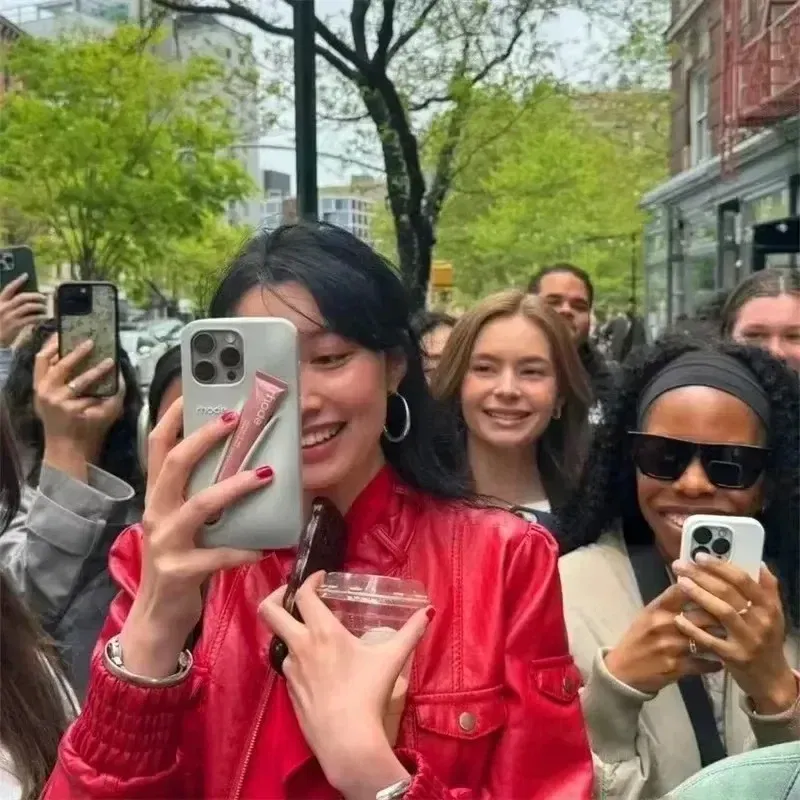 Color: SKY BLUE, Bundle: Bundle1, Material: aluminum - Phone Case For iPhone 12 13 14 15 16 Pro Max Plus 17 Air Portable Lip Gloss Holder Lipstick Silicone Soft Bumper Cover Lip Glaze