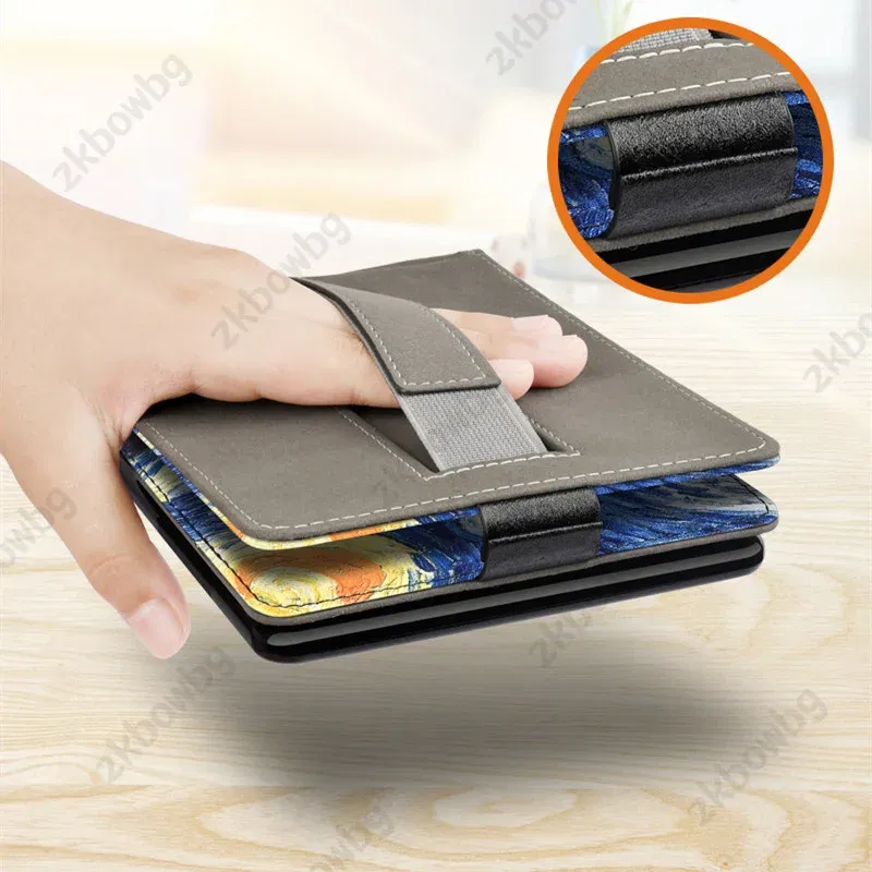 Color: Navy Blue, Size: Fifteen - Cute Smart Case for 6.8' 6'' Kindle Paperwhite Signature 11th Generation Edition 12th 2024 7'' 7th 10th 6th M2L4EK RS23CV Cover