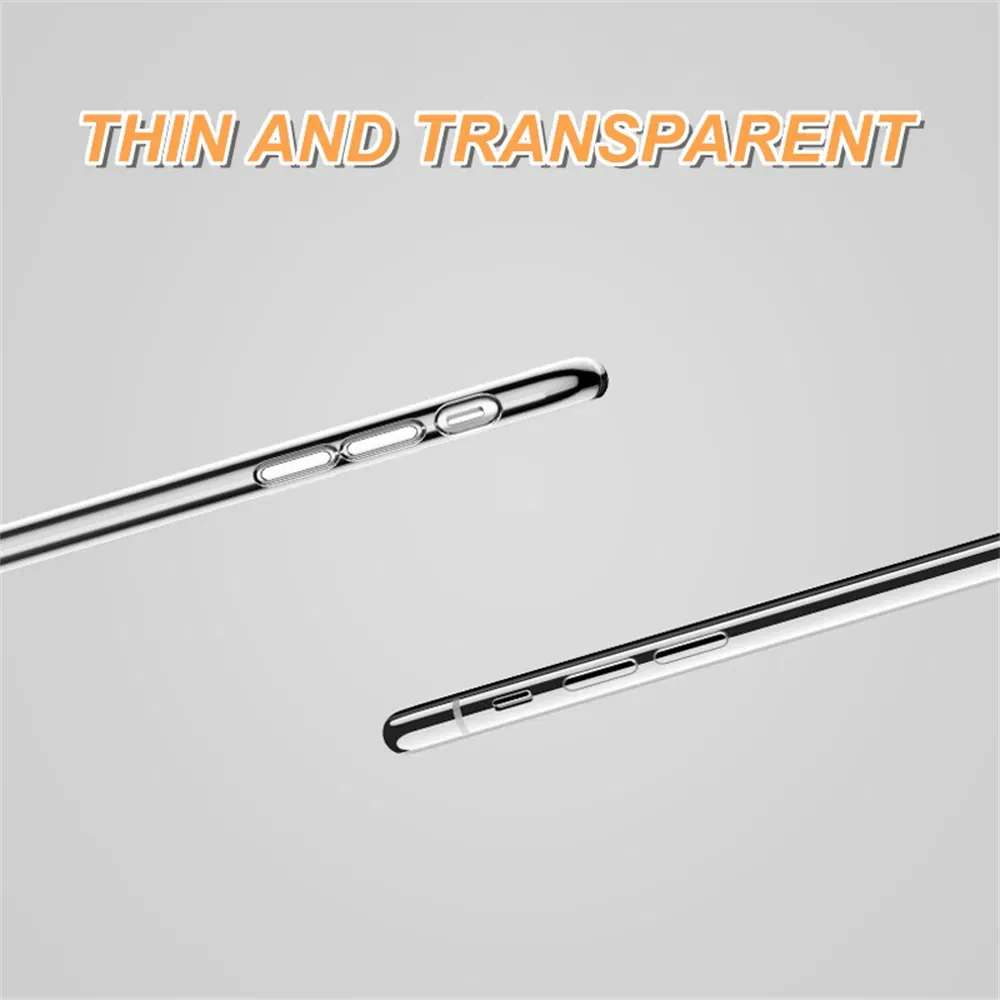 Material: Vinyl - Transparent Soft Case For iPhone 11 12 13 Mini 15 14 Pro XS Max Clear Silicone Case For iphone X XR 8 7 Plus SE 2020 Back Cover