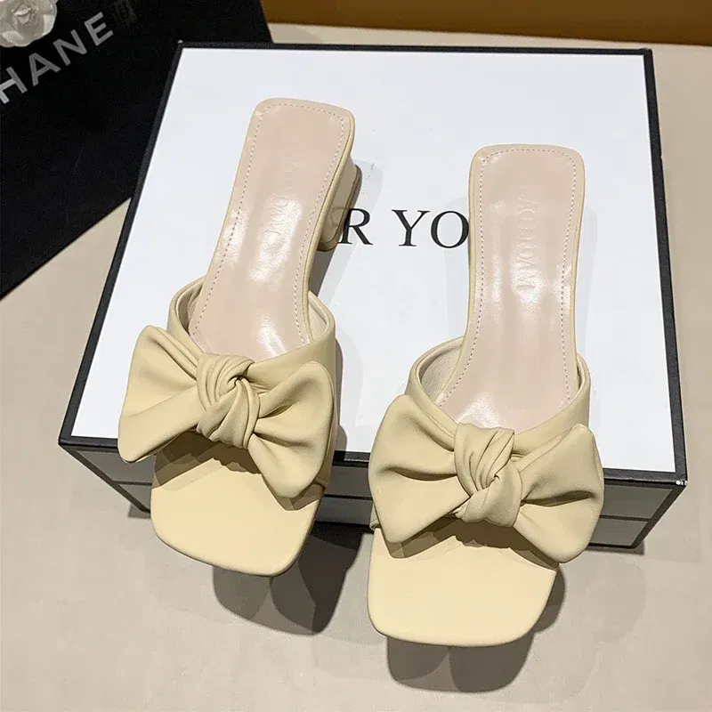 Color: Grape, Shoe Size: 38 - Large Size Women's Shoes 35-42 Summer Outer Wear Flat Slippers Wide Sandals Slippers Rhinestone Fashion Home Slippers