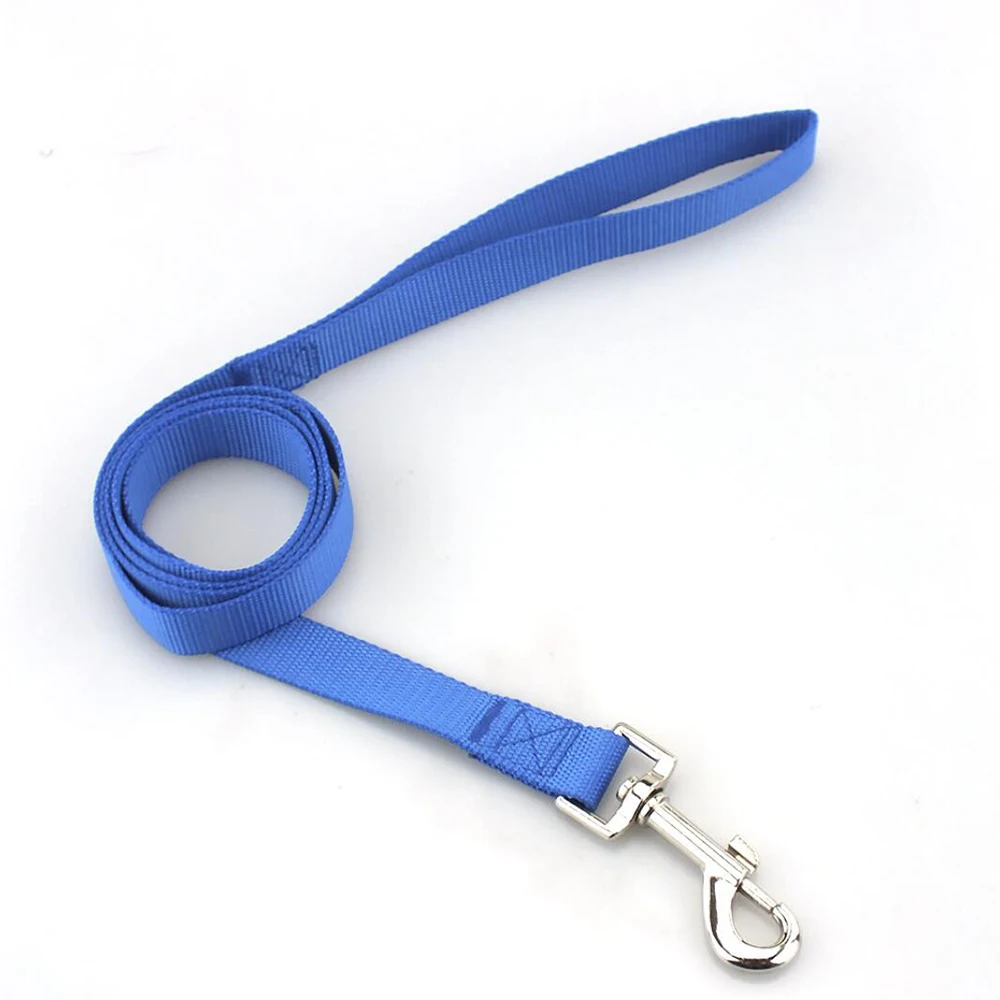 Color: Light Grey, Size: M - Strong Durable Dog Training Leash Lightweight Soft Convertible Pet Traction