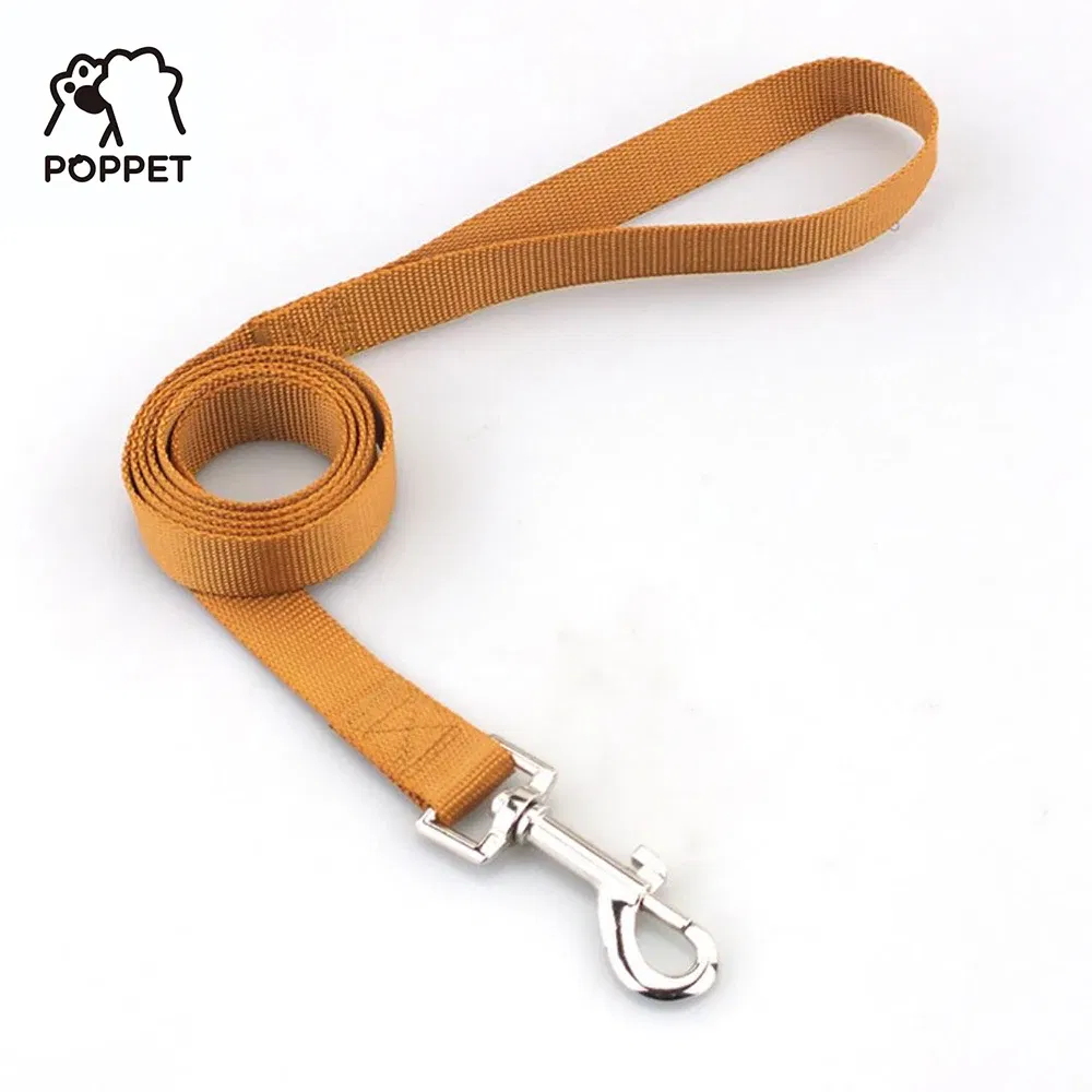 Color: Light Grey, Size: M - Strong Durable Dog Training Leash Lightweight Soft Convertible Pet Traction