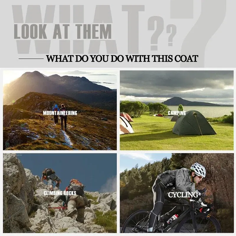 Color: Blue, Size: XXL - X-TIGER 4 Colors MTB Cycling Jersey MultiFunction Jacket Waterproof Windproof TPU Raincoat Bicycle Sun protection clothing