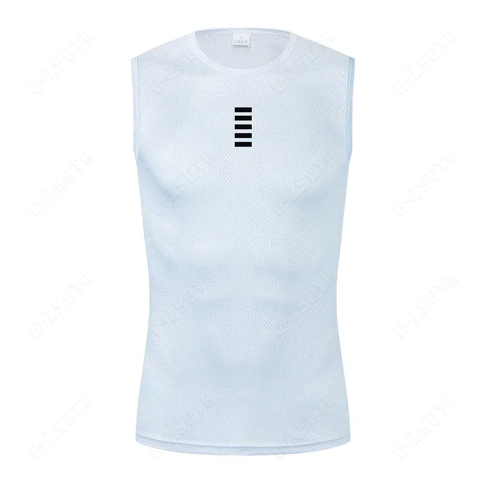 Color: Gold, Size: XXL - Reflective Cycling Base Layers White Cycling Undershirt Quick Dry Vest Sport Underwear Tight Vest High Elastici Vest Bike Jersey