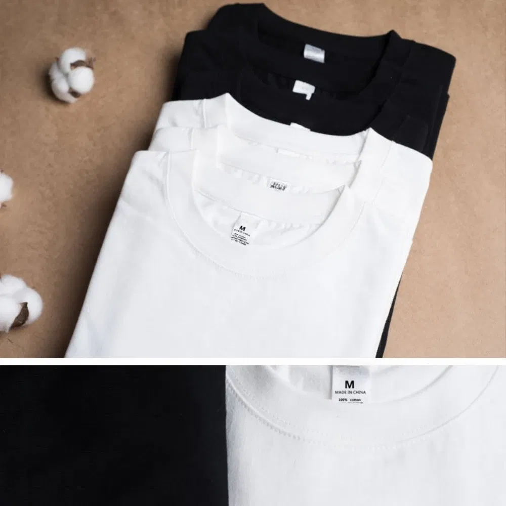 Color: WHITE, Size: 4XL, Sale by Pack: Pack of 2 - 2PCS 100% Cotton Solid T Shirts Men's and Women's Short Sleeve White Tees Casual Breathable Loose Round Neck T-shirt Couple Tops