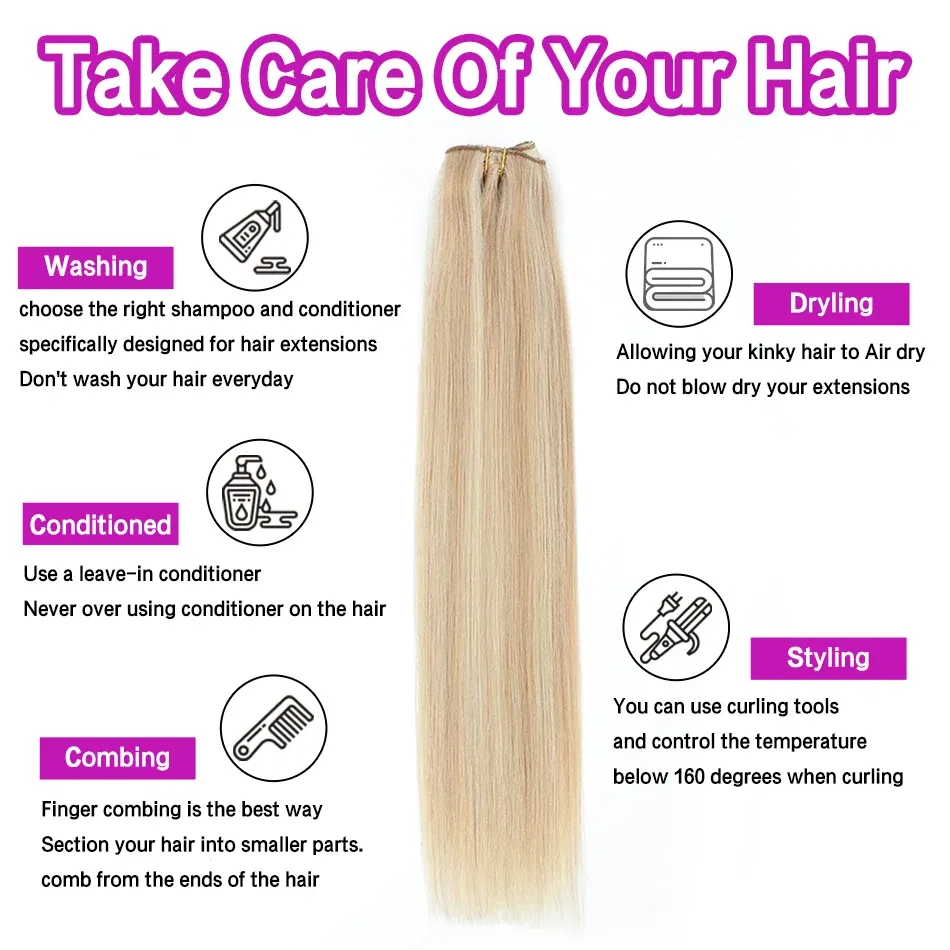 Color: P4/6/27, Length: 6inches - SOVO Clip In Hair Extensions Human Hair 3 Pieces Bone Straight Clip Ins Hair Extension 60-90G Real Natural European Hair 12-26"