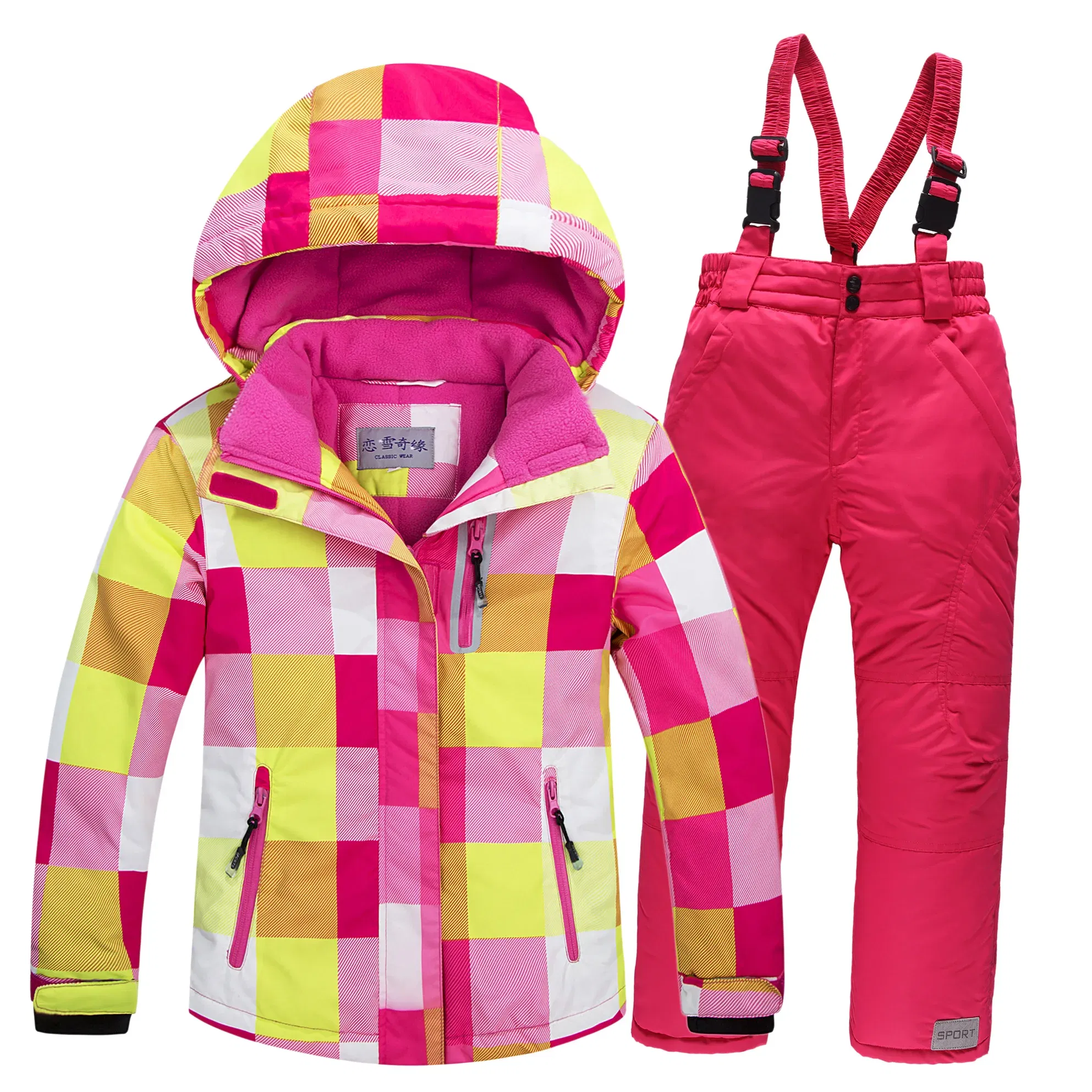 Color: Ivory, Kid Size: 8 - OLEKID 2025 Russia Winter Children Boy Ski Suit Waterproof Girl Jacket Overalls Snowsuit 3-16 Years Kid Teenage Parka Snow Suit