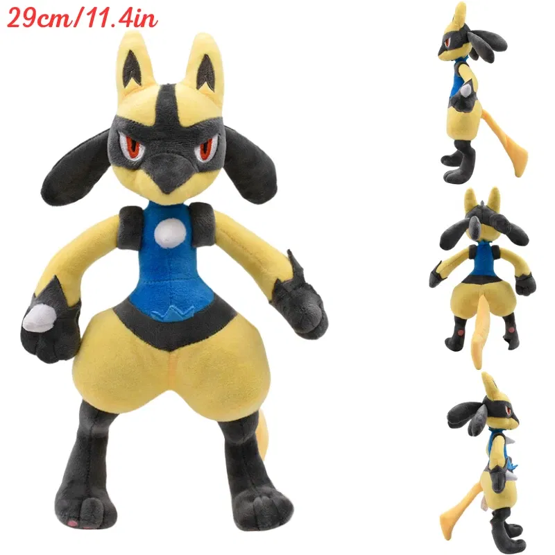 Color: Chocolate Color - Pokemon Shiny Mimikyu Cubone Butterfree Plush Toys Anime Caterpie Shinx Charizard Stuffed Animal Peluche Dolls Birthday Gift Kid