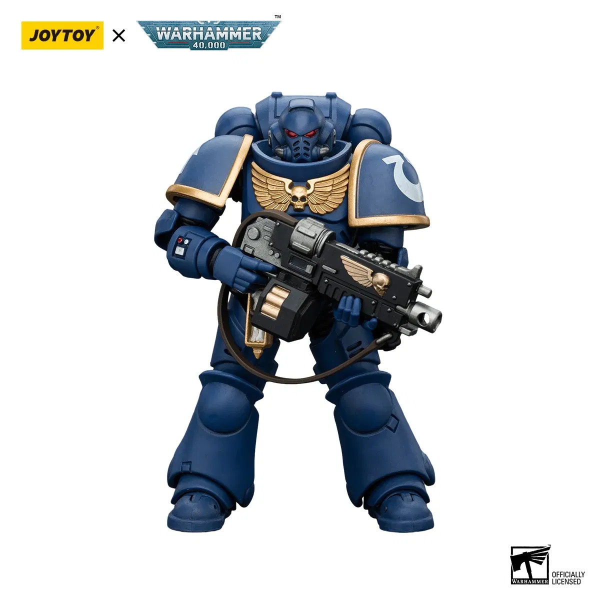 Color: PURPLE - [IN-STOCK]JOYTOY Warhammer 40K 1/18 Action Figures Ultramarines Lieutenant Titus&Remus Ventanus&Intercessors&Jump Pack  Model