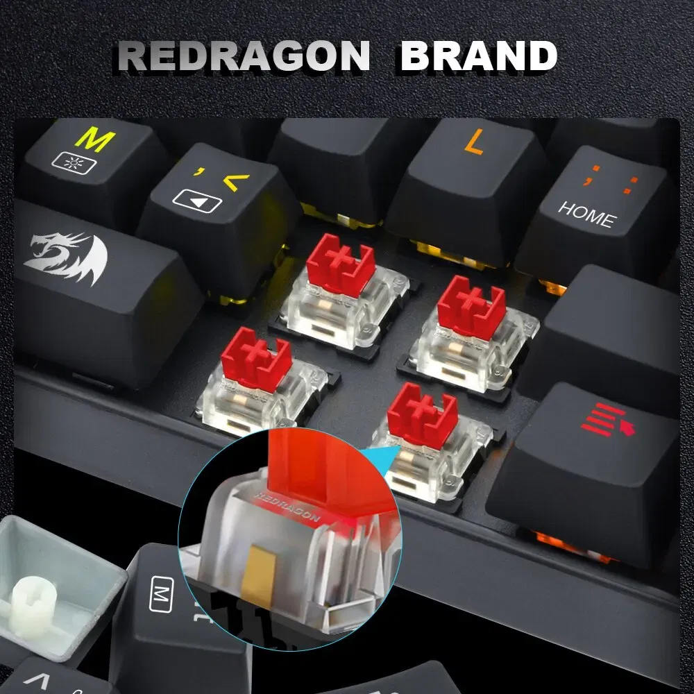 Color: Olive, Axis Body: BLACK SWITCH - REDRAGON SMD RGB MX Switch 3Pin Clicky Linear Tactile Silent Red Blue Black Brown Purple Switche For Backlit Mechanical Keyboard