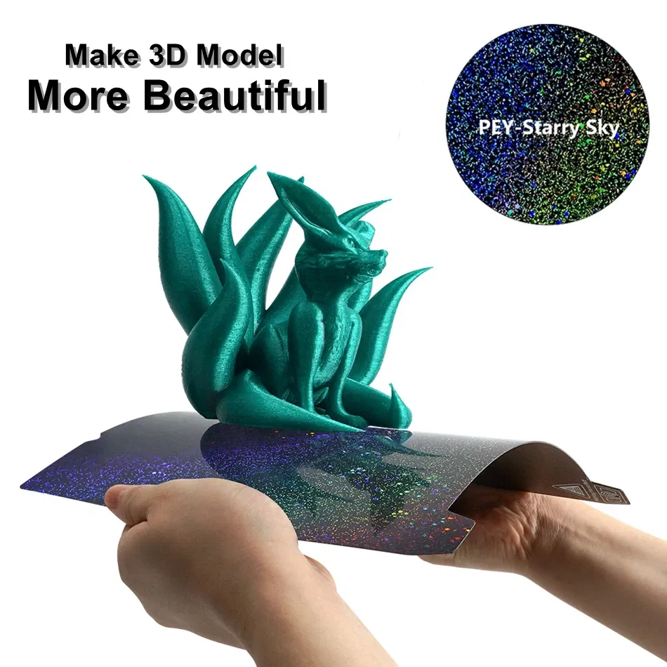 Color: GRAY, Size: 0.2mm - K1C 235x235 Bed 310x315 Build Plate For Creality K1 Max K1 Pei Plate Ender 3 S1 Spring Steel Magnetic Pei Sheet Pey Build Plate