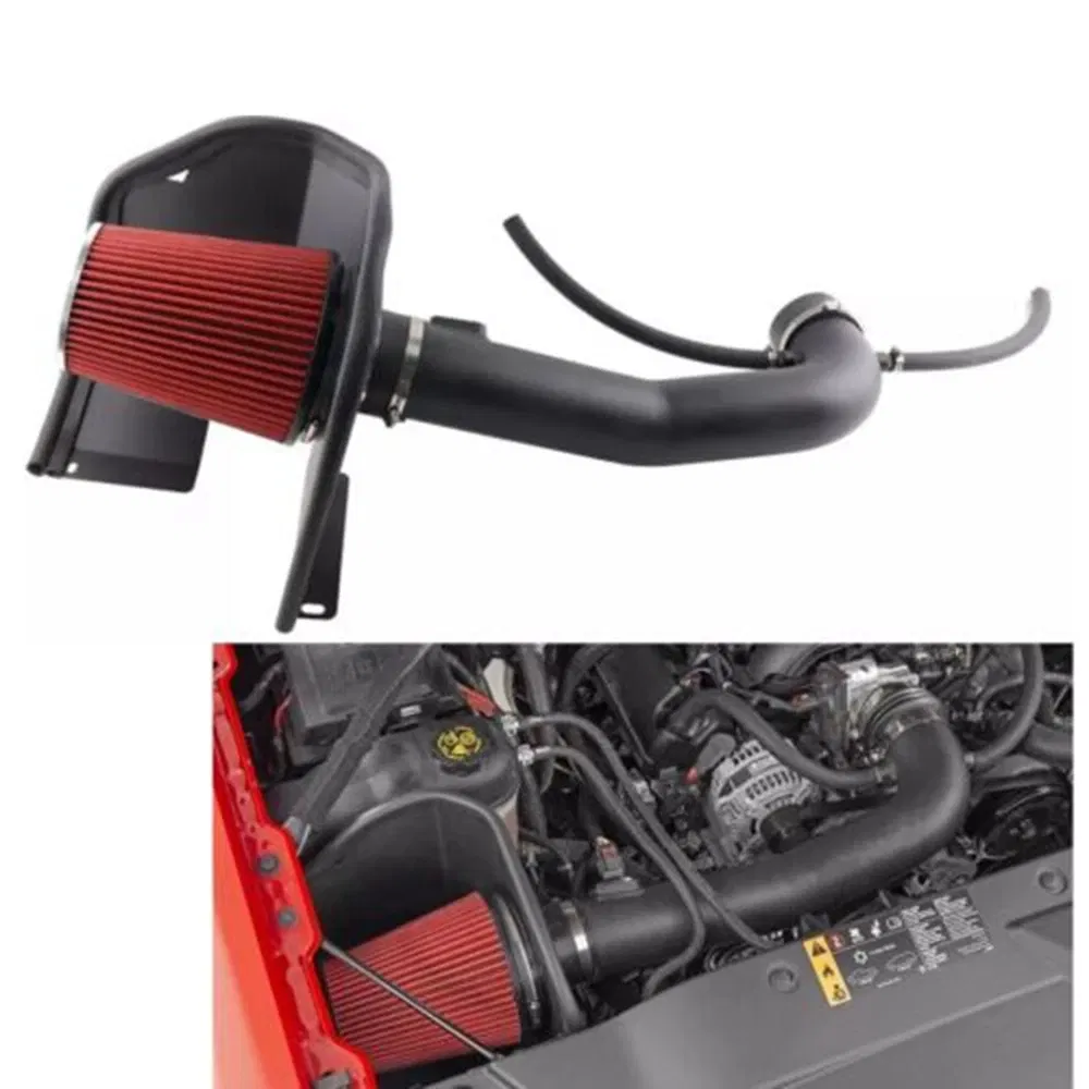Color: Black, - Auto Parts Engine Cold Air Intake System w/ Filter Shield for 14-18 Chevy GMC 1500 5.3L 6.2L