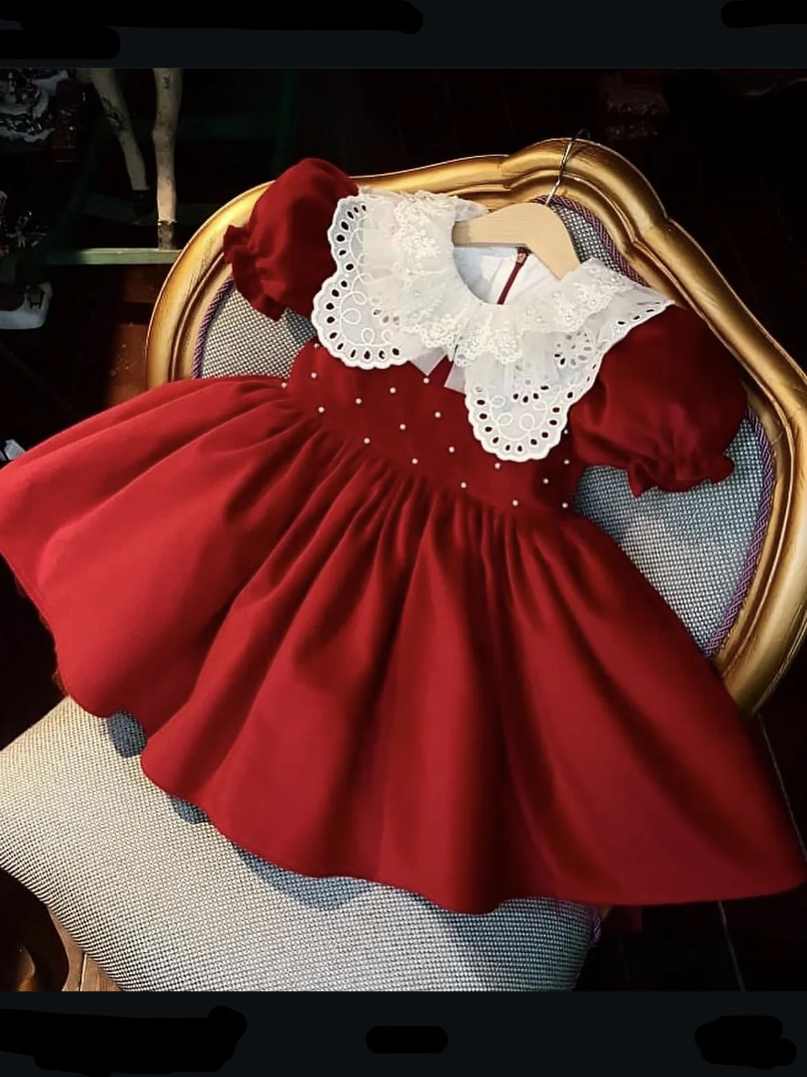 Color: Brown, Kid Size: 2T - 0-12Y Baby Girl Autumn Burgandy Turkish Vintage Princess Dress for Birthday Photography Holiday Party Eid Christmas C82