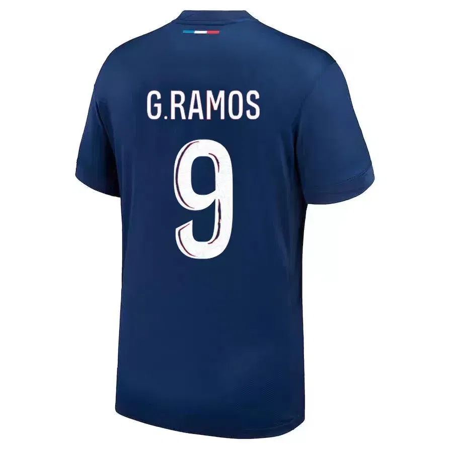 Color: WHITE, Size: 3M - Champion Paris Dembele Doue 3D Print Sport Quick-dry Breathable Men T-shirt Football Jersey Parent-child Short Sleeve Adult Top