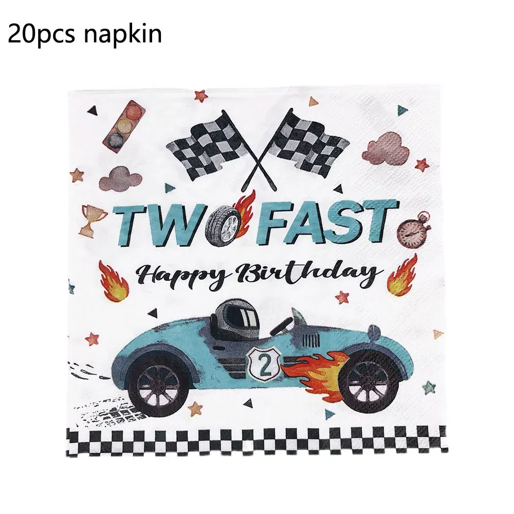 Color: Burgundy, Capacity: 480ml - Racing Car Disposable Tableware PLates Cups Napkin Tablecloth Two Fast Birthday Party Decorations