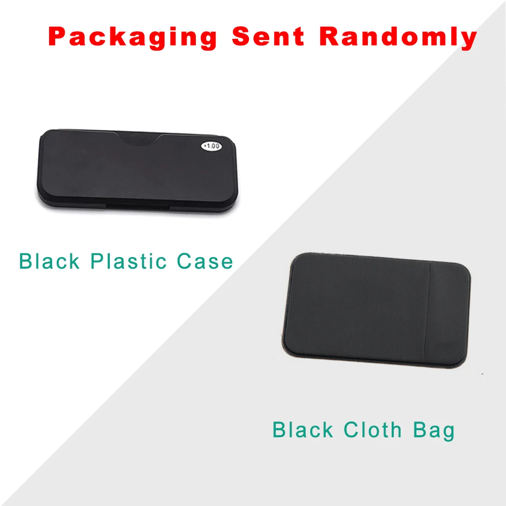 Frame Color: green, Eye Prescription: +100 - Women Clip Nose Reading Glasses Anti Blue Light Presbyopic Glasses Men Portable Men's Eyeglasses Anti-Lost Legless Bezel + Case