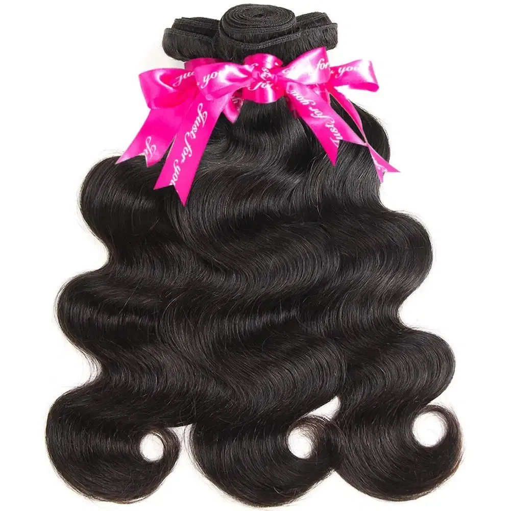 Color: Natural Color, Material Grade: Remy Hair, Longest Hair Proportion: 25%-30%, Ships From: CHINA, Stretched Length: 12INCHES - Body Wave Bundles Human Hair Brazilian Virgin Hair Loose Body Wave Extensions Unprocessed Human Hair Wavy Bundles Natural Bl