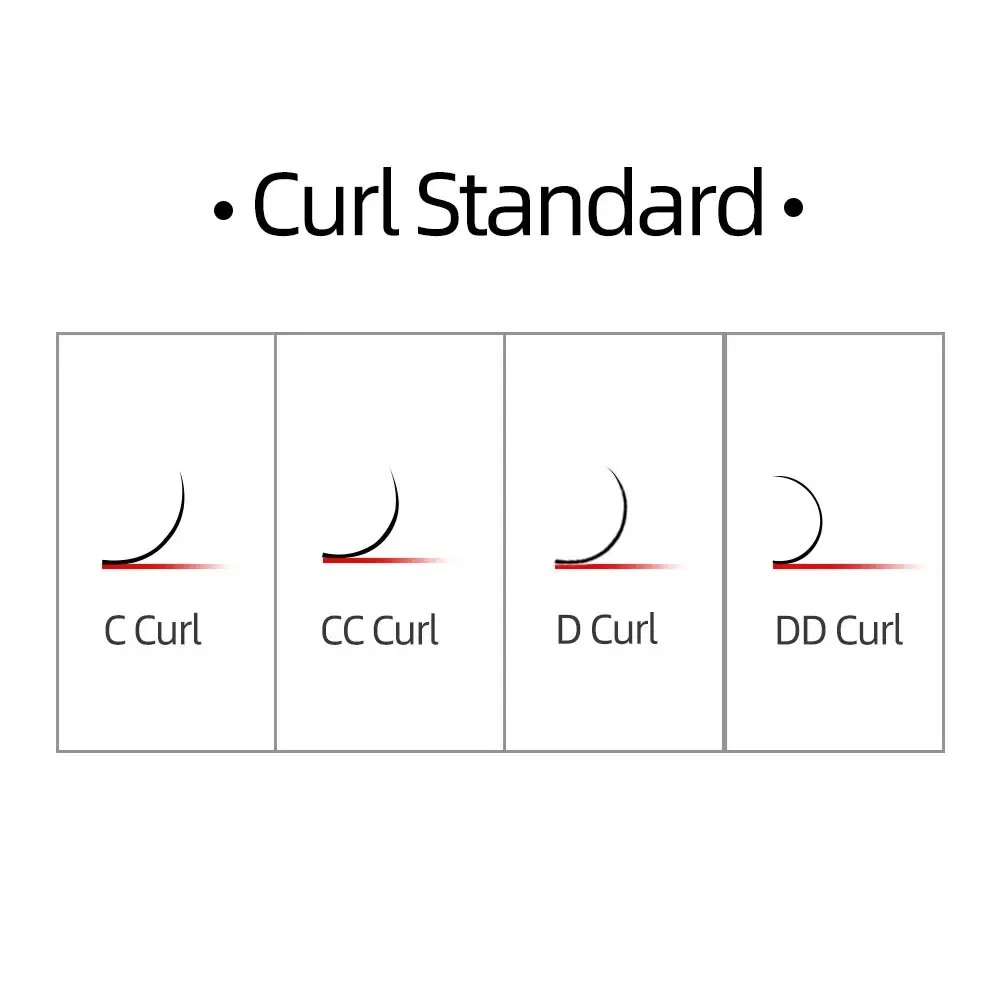 Thickness: 0.07mm, Curl: C, Length: MIX - NAGARAKU 6 Cases Classic Mix Eyelash Extension Natural Soft Supplies Synthetic Mink Individual 7-15 Mix 16 Lines High Quality