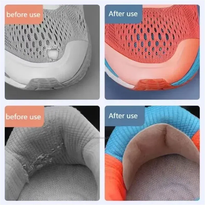 Color: black - 6pcs Heel Wear Repair Shoe Patch Stickers Unisex Anti-Wear Heel Protector Adhesive Patch Repair Shoes Heel Sneakers Protector