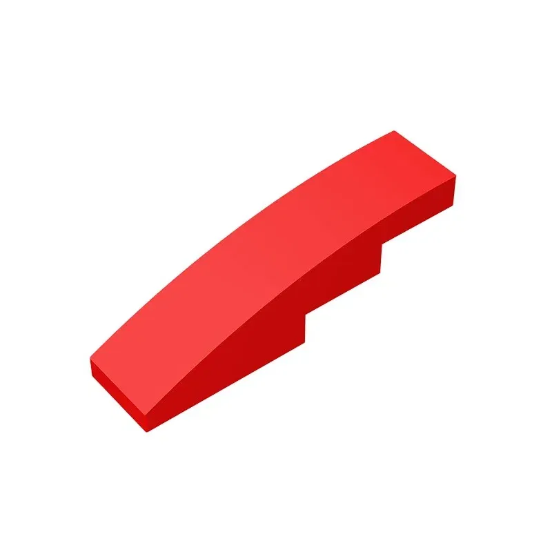 Color: tan - Gobricks GDS-658 Slope, Curved 4 x 1 compatible with lego 11153 61678 pieces of children's DIY Educational Building Blocks