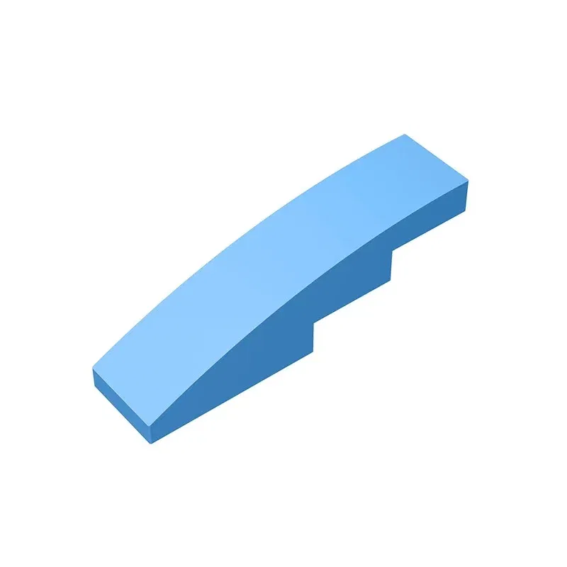 Color: tan - Gobricks GDS-658 Slope, Curved 4 x 1 compatible with lego 11153 61678 pieces of children's DIY Educational Building Blocks