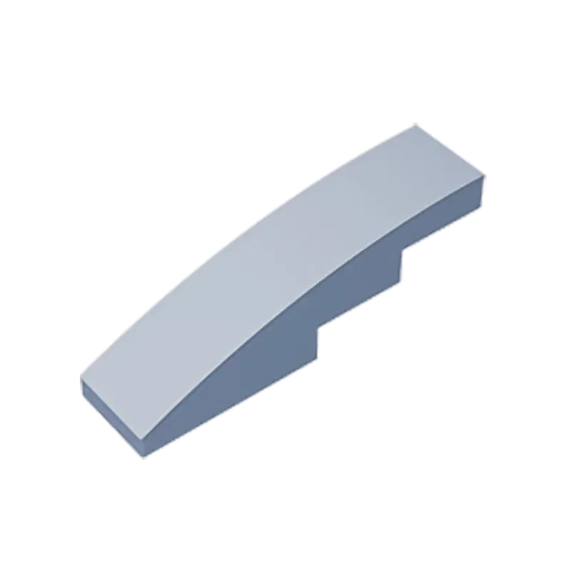 Color: tan - Gobricks GDS-658 Slope, Curved 4 x 1 compatible with lego 11153 61678 pieces of children's DIY Educational Building Blocks