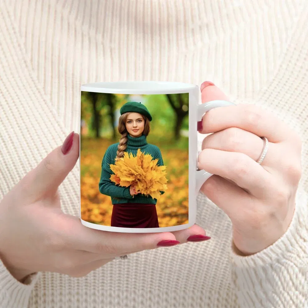 Color: Red, Capacity: 301-400ml - Personalised Your Photo Mug, Custom NAME IMAGE TEXT Cup,Customize Coffee Mugs, Tea Cups, Mothers day, Wedding Gift 9 COLOURS