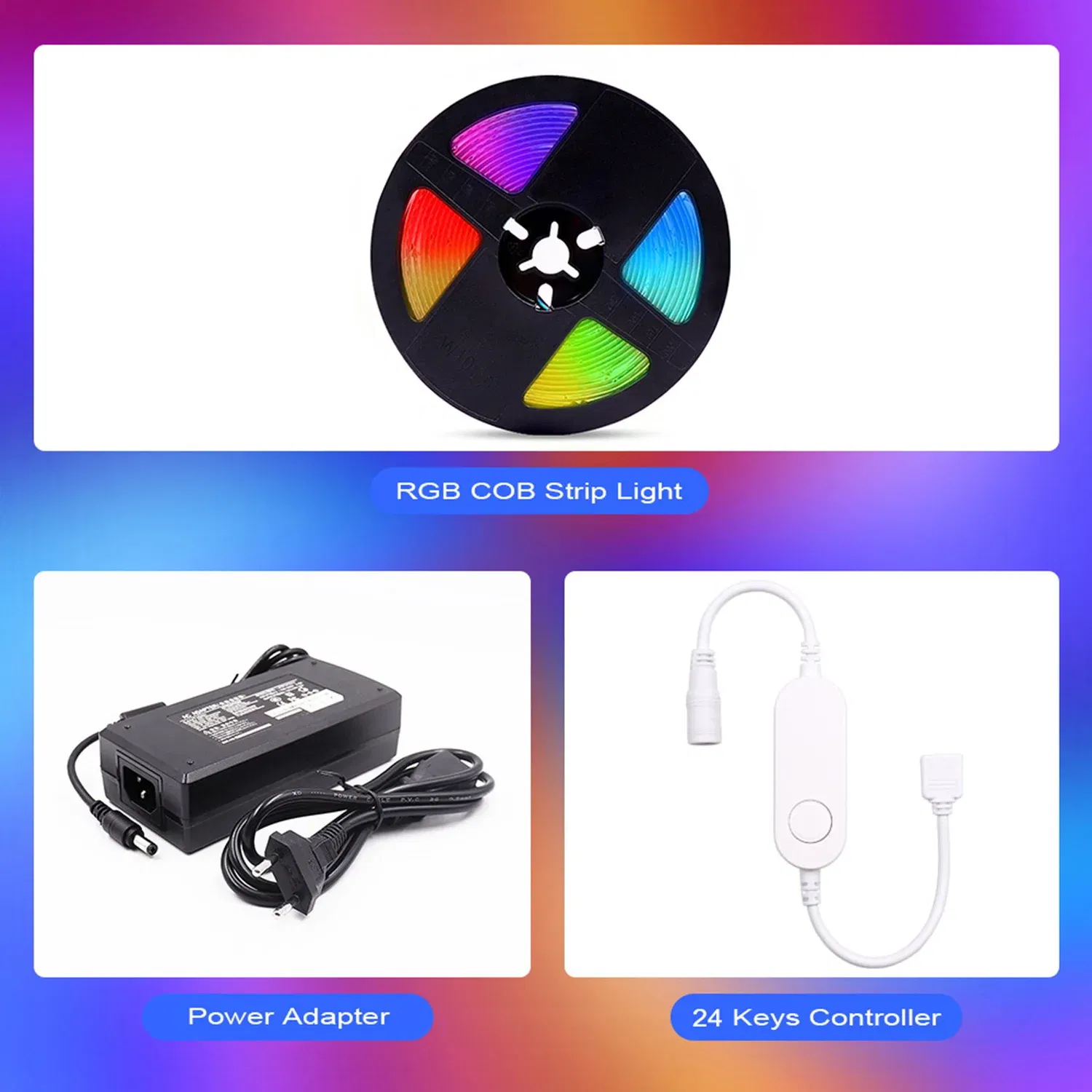 Emitting Color: Emitting Color7, Color: Yellow, Length: 3m, Ships From: CHINA - FOB RGB LED Strip 12V 24V 768 LEDs/M Flexible Colorful Lamp Band High Density Flex LED Tape Light Dimmable Linear Ribbon 3M 5M