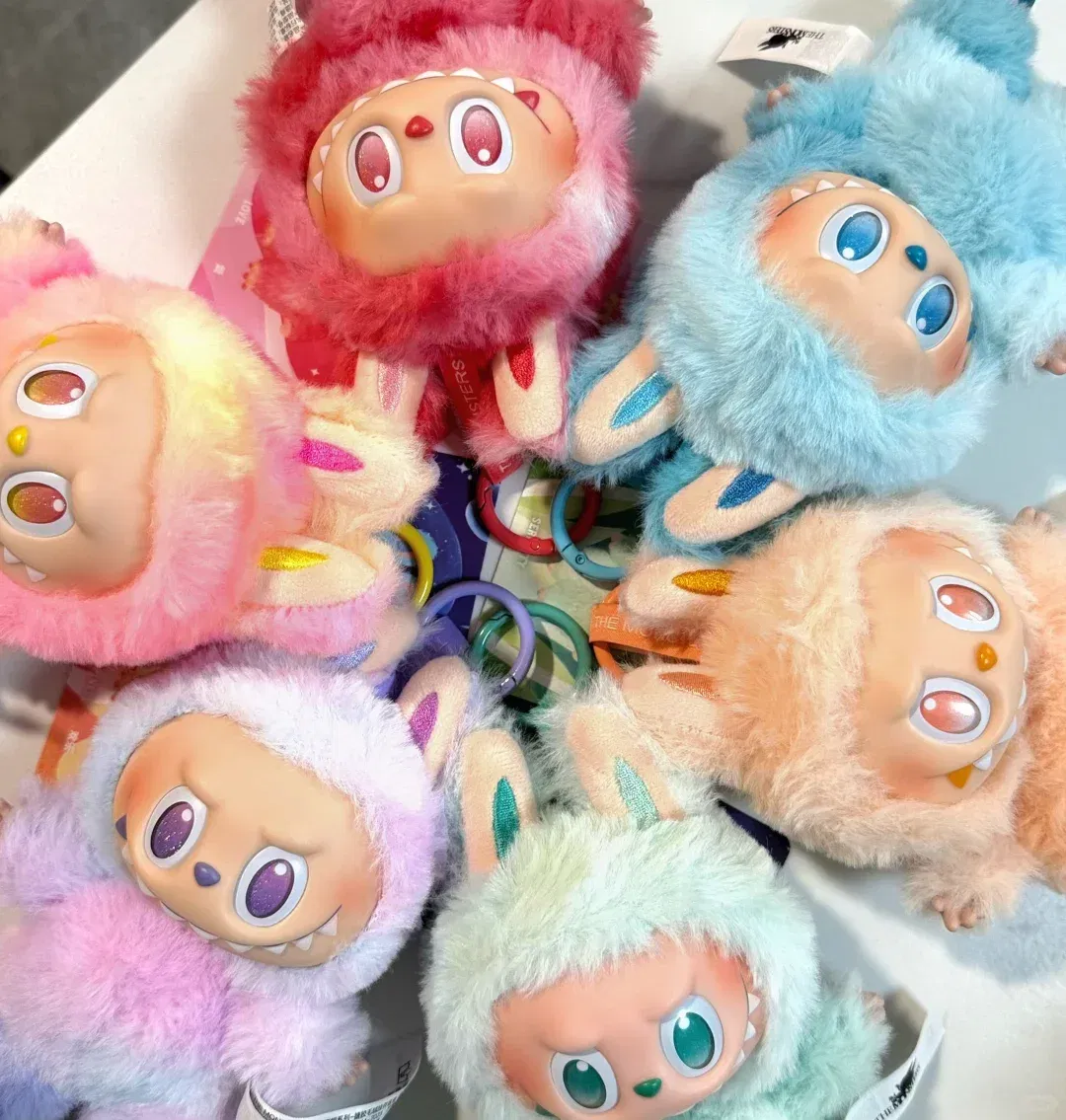 Color: Red, Ships From: CHINA, Size: One Size - POP MART Authentic Original Labubu V3 V2 V1 Series the MONSTERS Big Into Energy Series Vinyl Plush Pendant Blind Box Plush Toys