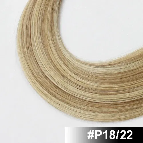 Color: P18/22, Longest Hair Proportion: 35%-45%, Items per Package: 25 Strands, Life Span: 12 months With Proper Care, Stretched Length: 16inches - FOREVER HAIR 0.8g/s 16" 18" 20" 100% Remy Human Pre Bonded Flat Tip Hair Extension Straight Capsules Kerati