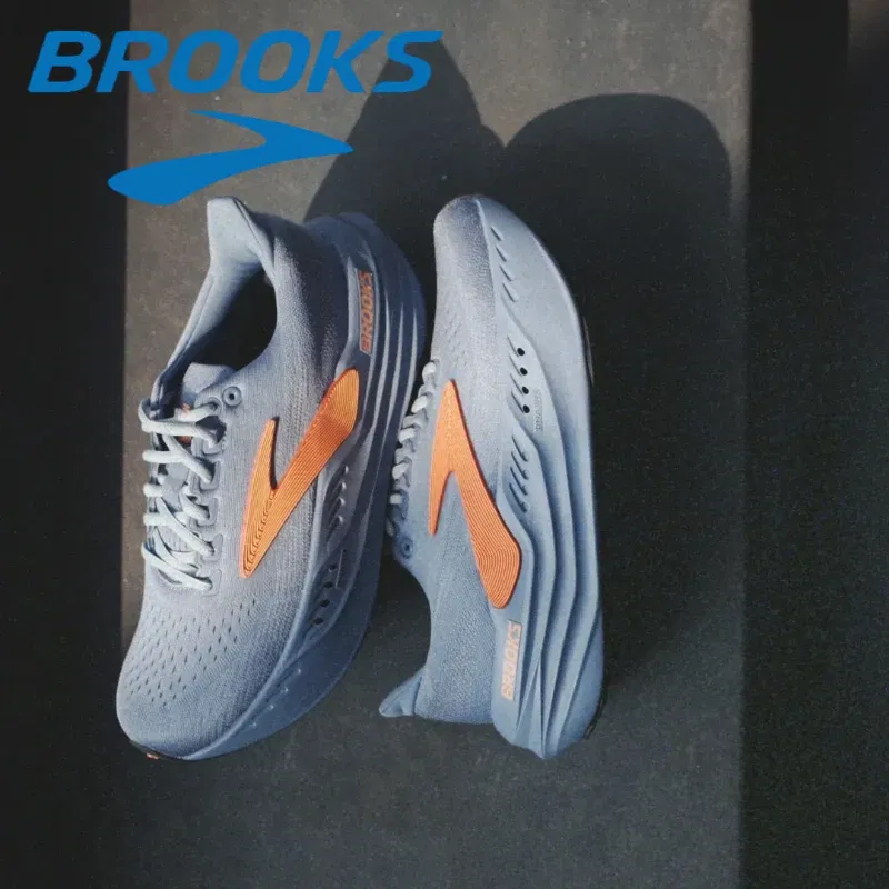Color: Blue, Shoe Size: 44 - 【Eco-Friendly 2025?‘Brooks Glycerin Max - Sustainable Materials + Max Cushion - For Green Runners & 5K Training - Wide Width