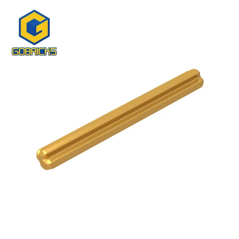 Color: Multicolor - Gobricks 10PCS  Technical Axle 5 compatible with 32073 pieces of children's toys Assembles Building Blocks Technical Parts